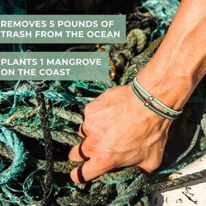 4Ocean x MANG Coastal Restoration Braided Bracelet